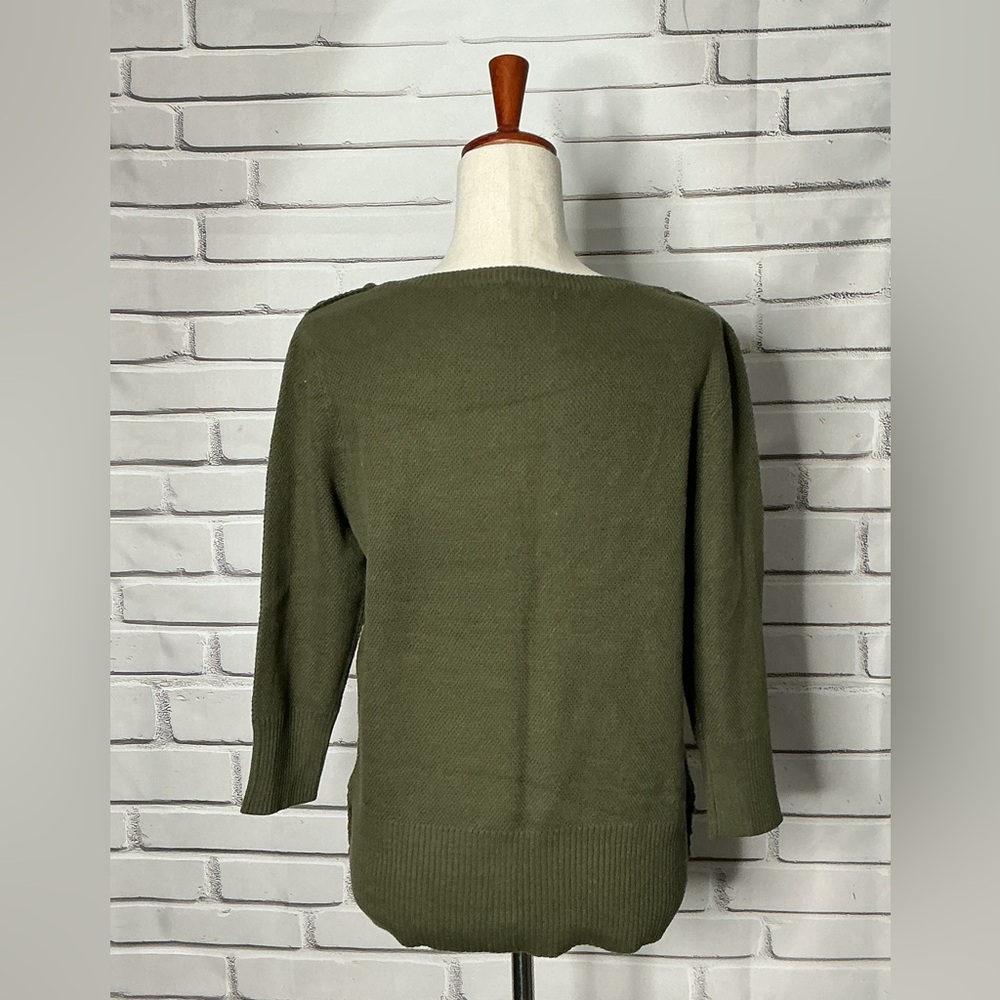 3/$20 Architect Olive Green Women's Sweater - Picture 4 of 12